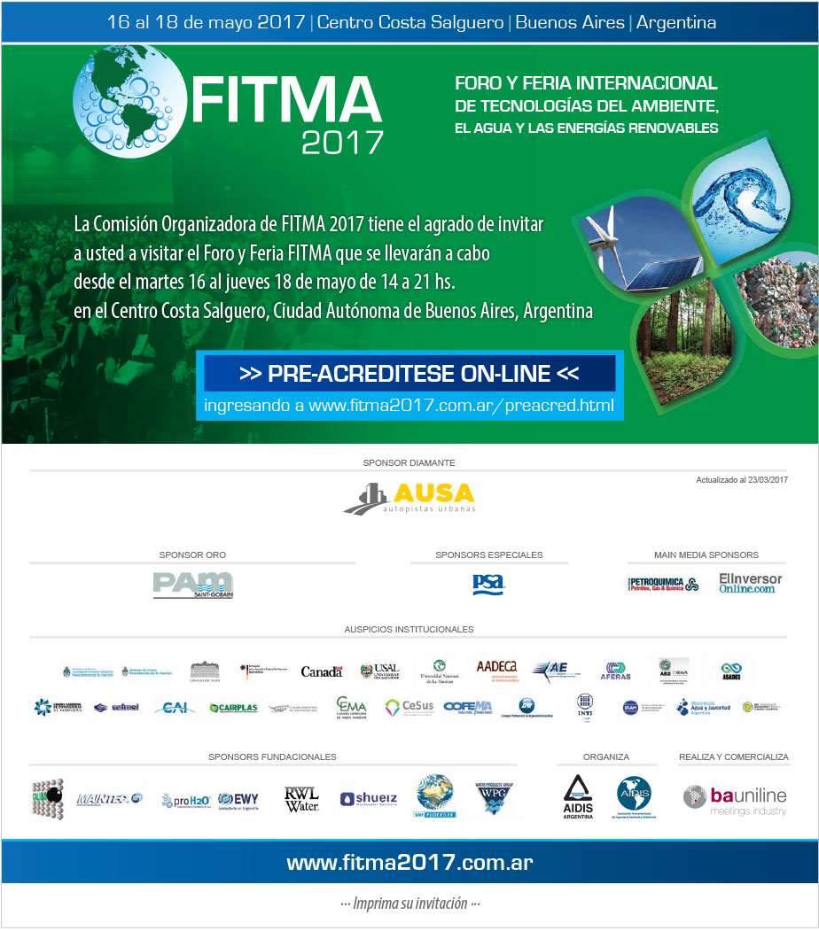 FITMA 2017 - Tecnologías del Medio Ambiente, Agua y Energías Renovables