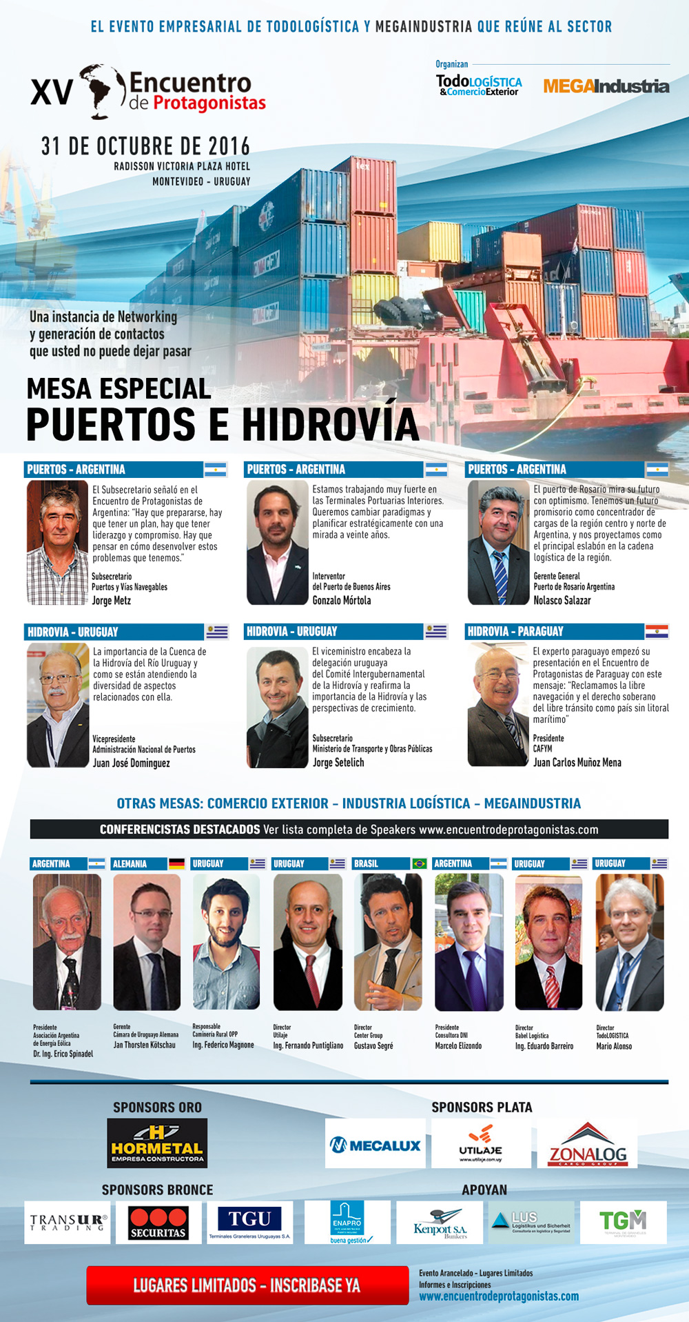 Inscríbase YA - Lugares limitados